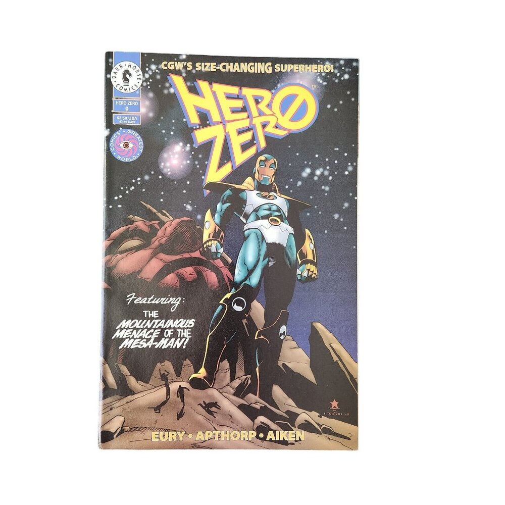 Dark Horse Hero Zero #0 1994 Comic Book Collector Bagged Boarded